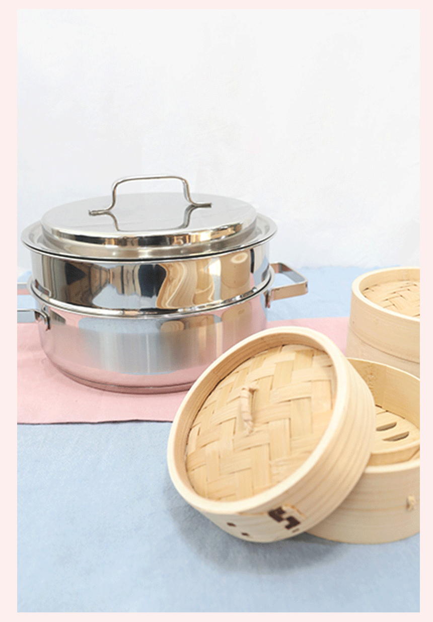 Queen Sense 2-Stage Steam Steamer 24cm Steamed Pot