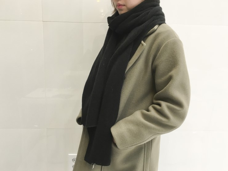 Cashmere muffler How to tie UNIQLO Men Winter shaw