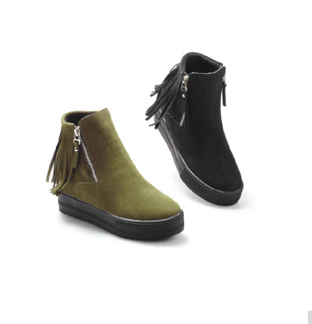 Suede Angle Boots From
