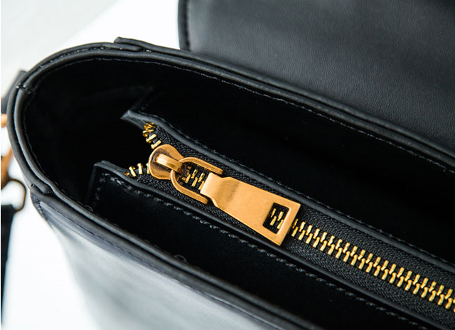 New Vintage Antique Leather Mini Bag Cross Bag - N