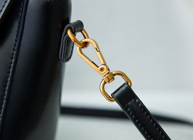 New Vintage Antique Leather Mini Bag Cross Bag - N