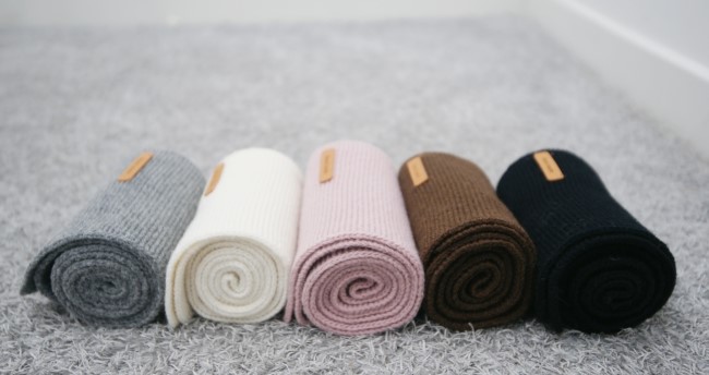 Wool 100 Handmade muffler 5color de shawl Couple M