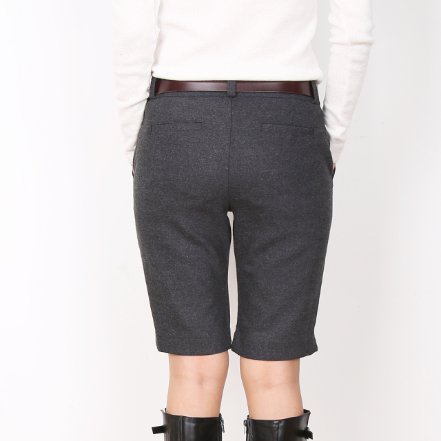 Women Short Pants Slimpit wool suit shorts SML sho