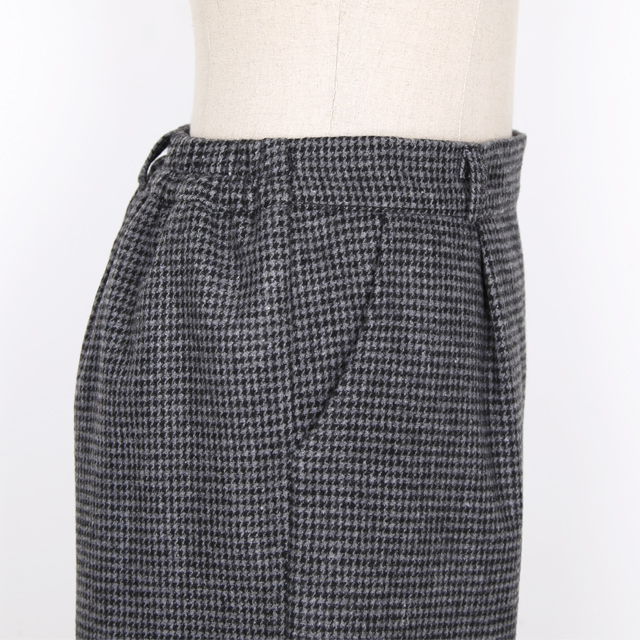 Women Short Pants Check wool suit 5 pcs shorts F, 