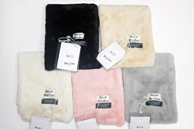 Akane shawl Fake fur muffler 5color coordination g