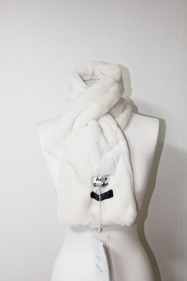 Akane shawl Fake fur muffler 5color coordination g