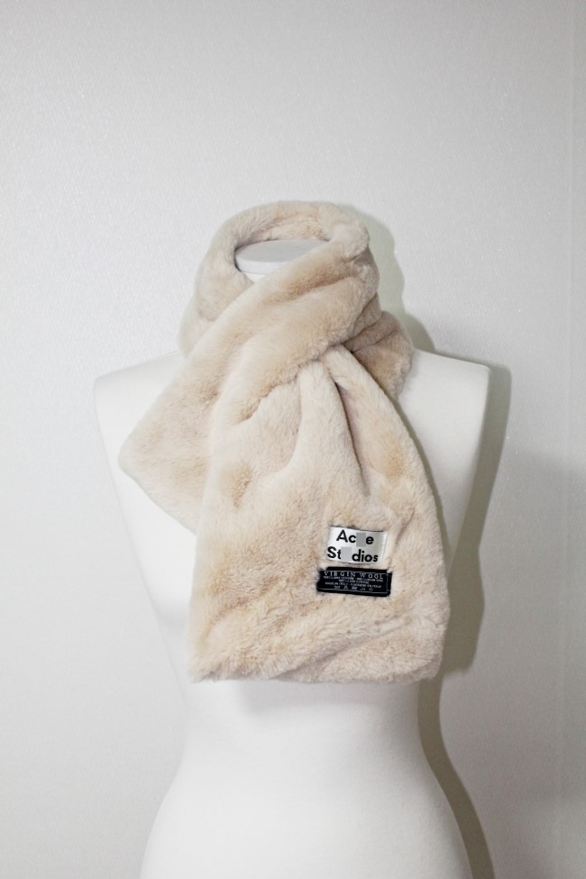 Akane shawl Fake fur muffler 5color coordination g