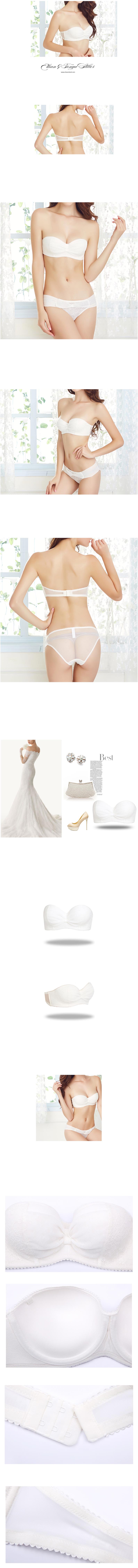 Wedding bra set, romantic new lingerie romantic un