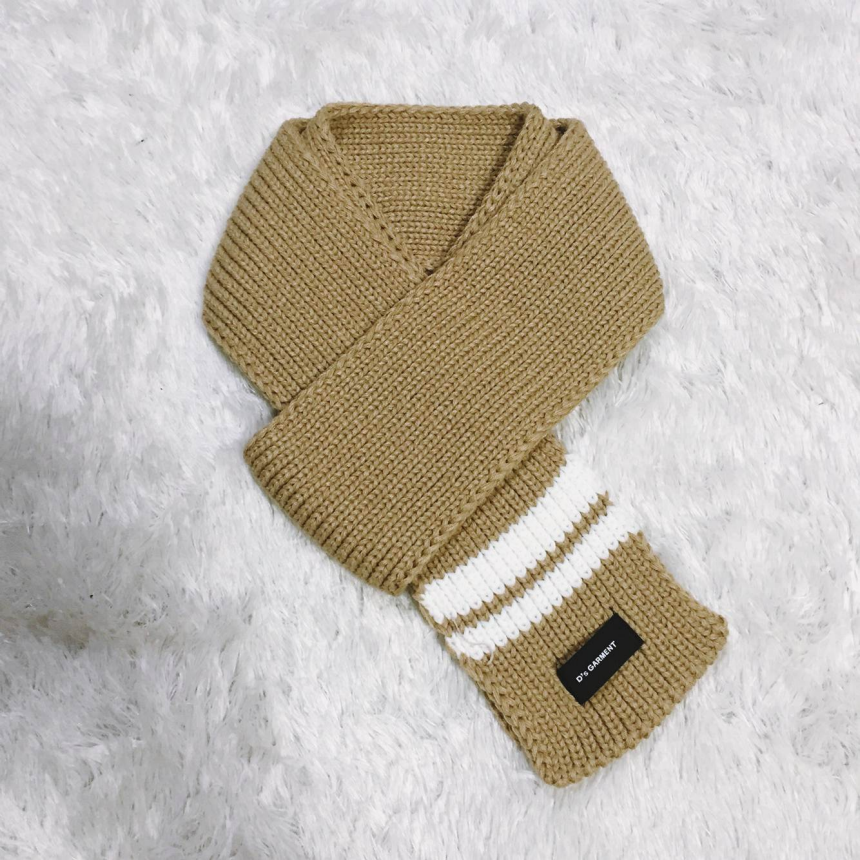 Men's muffler scarves Women's petite knit co