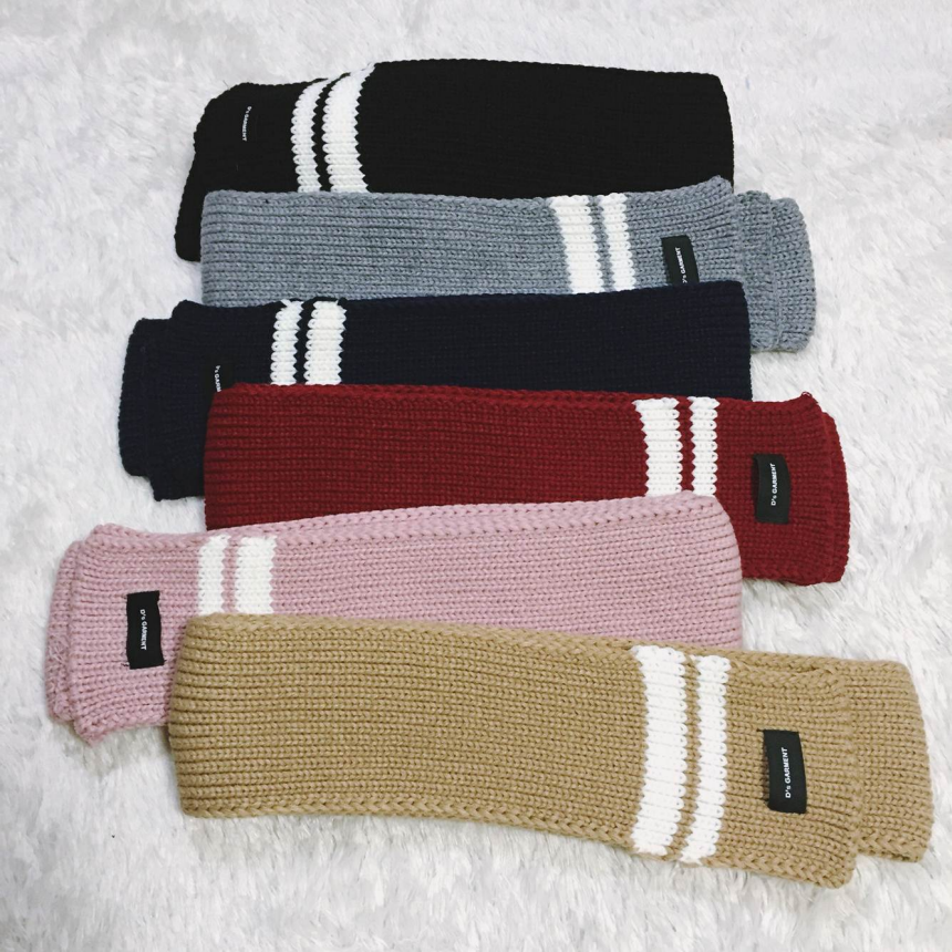 Men's muffler scarves Women's petite knit co