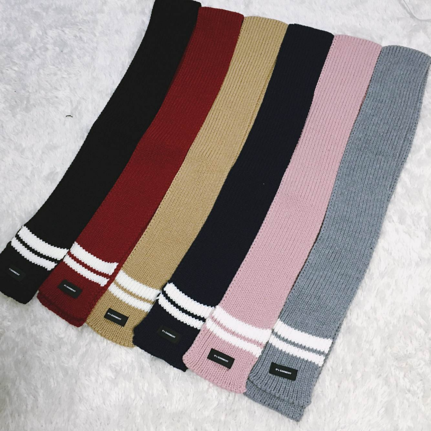 Men's muffler scarves Women's petite knit co