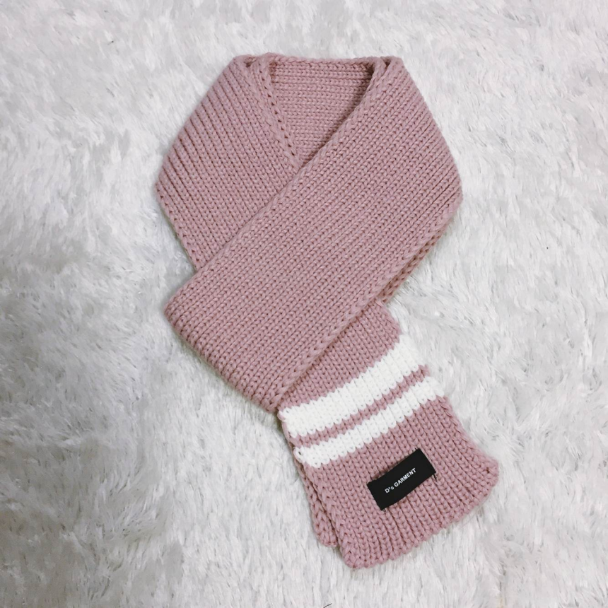 Men's muffler scarves Women's petite knit co