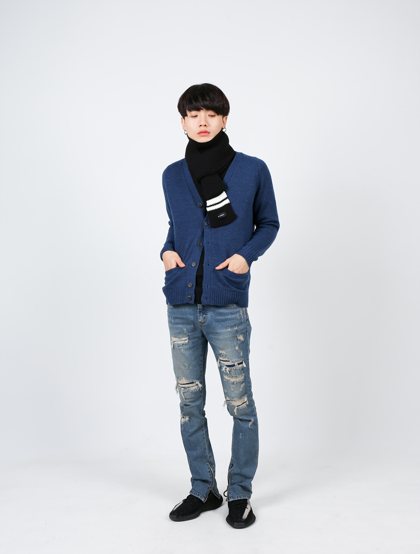 Men's muffler scarves Women's petite knit co