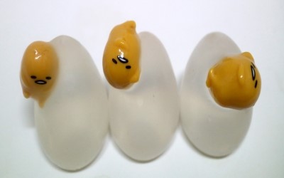 Ogudata figure egg toy character transparent jelly