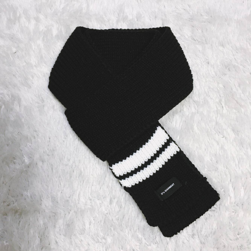 Men's muffler scarves Women's petite knit co