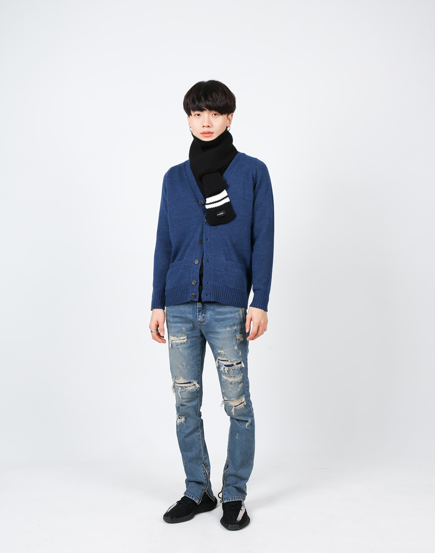 Men's muffler scarves Women's petite knit co