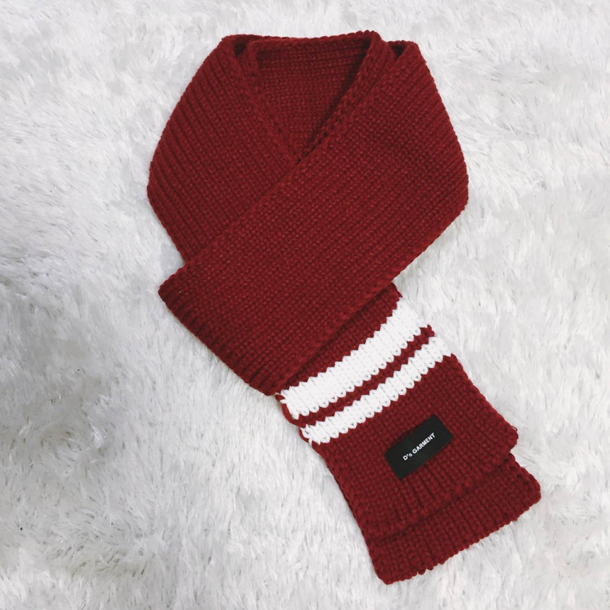 Men's muffler scarves Women's petite knit co