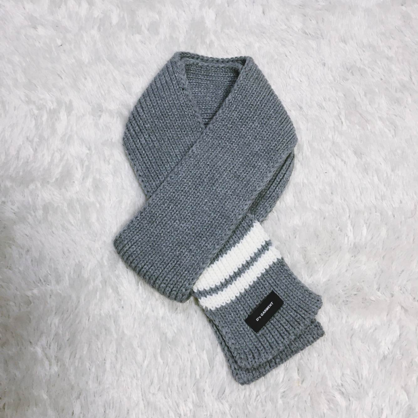 Men's muffler scarves Women's petite knit co