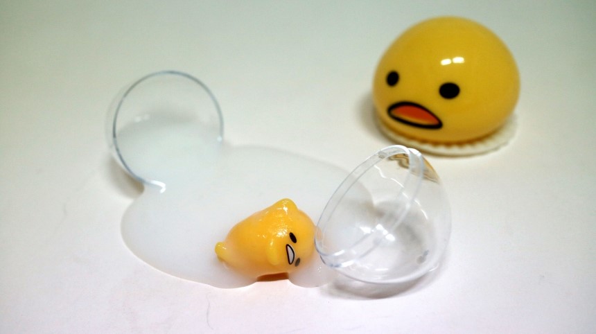 Ogudata figure egg toy character transparent jelly