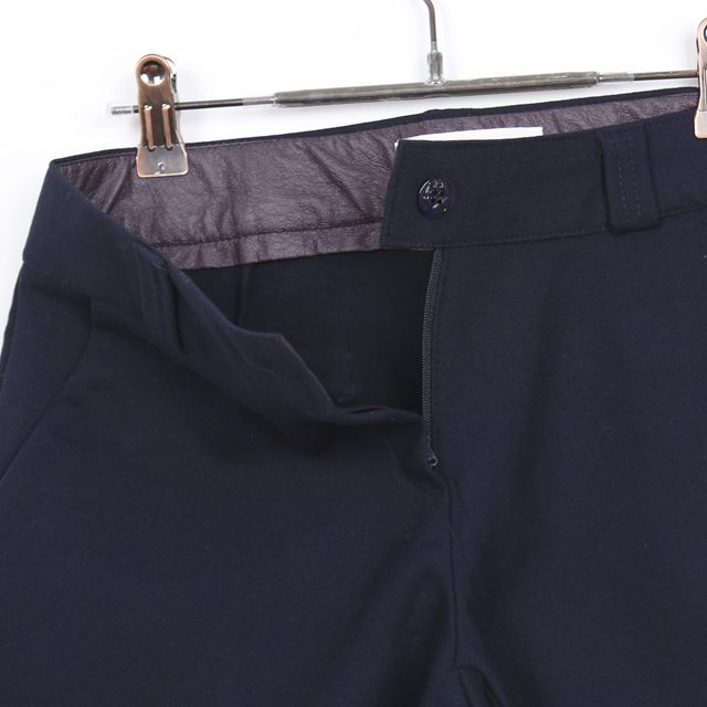 Women Short Pants Herringbone check wool short 3 p