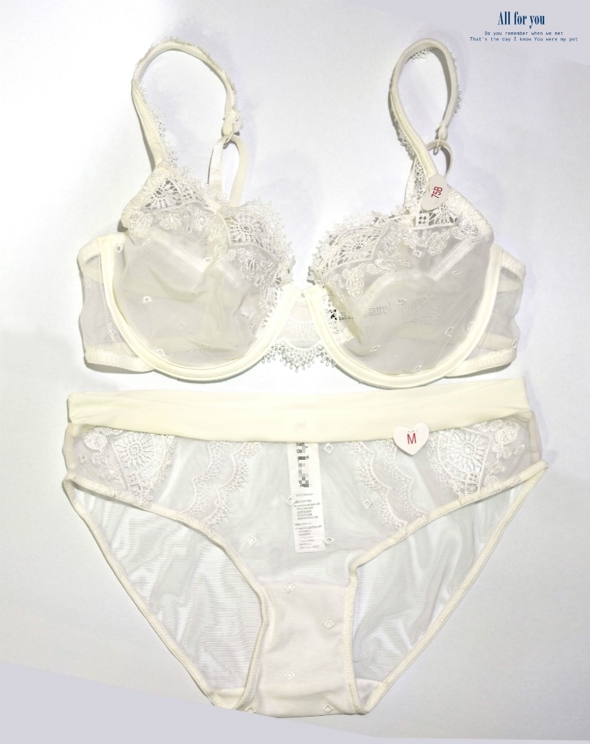 Single-breasted brassiere Shiruret panties set Bra