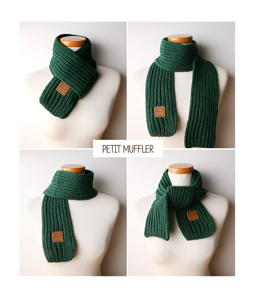 Mini Knit Shawl Petit Scarf Winter Children