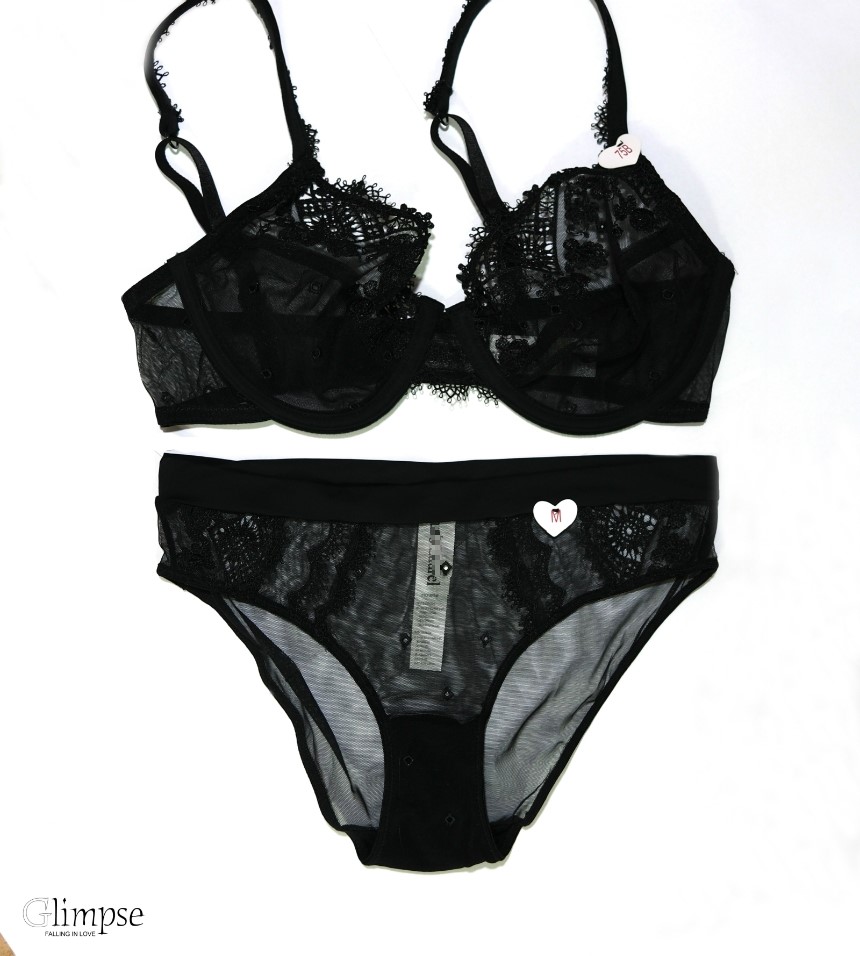 Single-breasted brassiere Shiruret panties set Bra