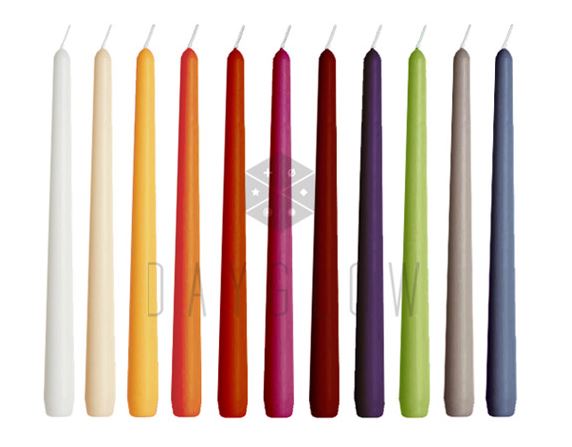 NEW CANDLE Untreated Tapered Candles 4 pieces Fest