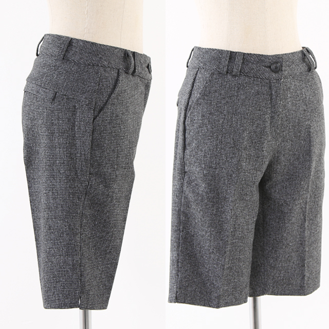 Women Short Pants Slimpit wool suit shorts SML sho