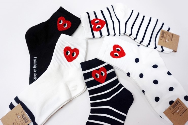 NEW SOCKS COLLECTION Heart socks set