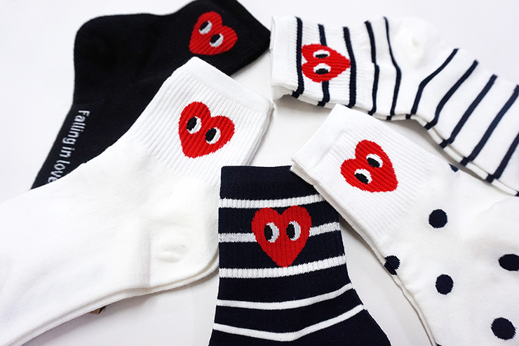 NEW SOCKS COLLECTION Heart socks set
