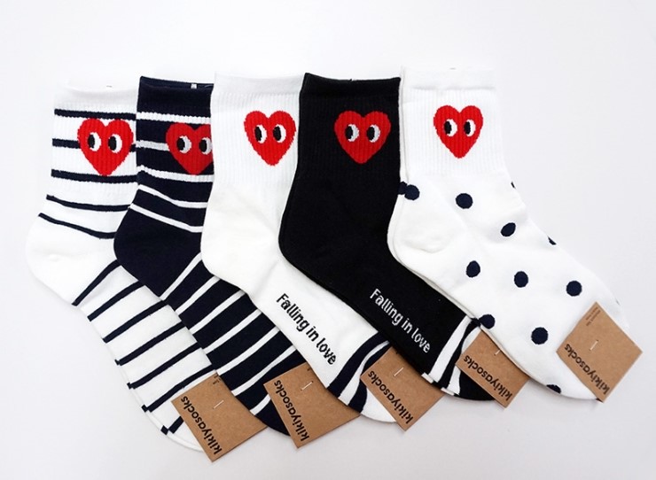 NEW SOCKS COLLECTION Heart socks set