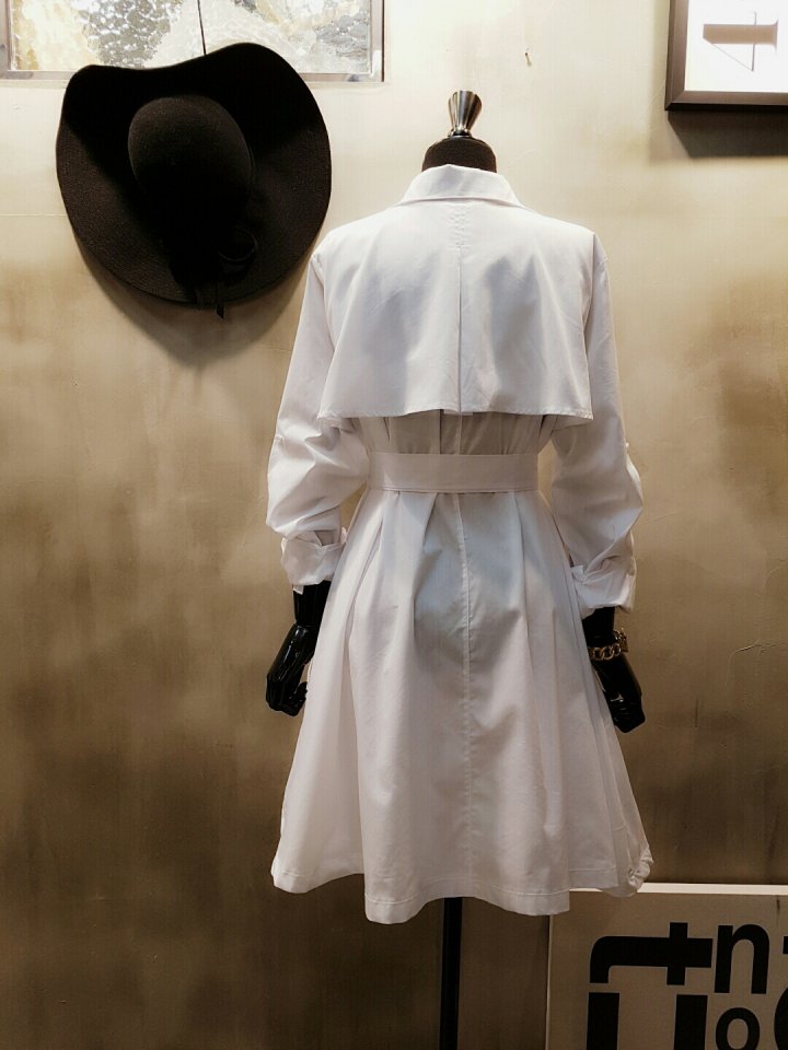 New A-Line Shirt Dress One-Piece Striped Black Nav