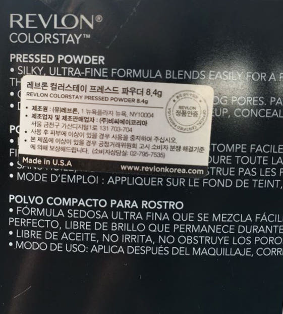 Makeup Lebron Color Stay Pressed Powder Good adhes