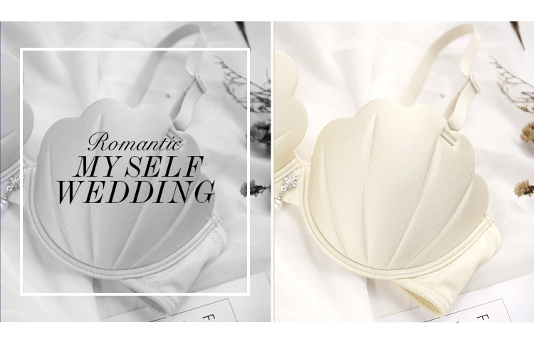 Girls Pretty Wedding Wangfeng Mermaid Bra Panties 