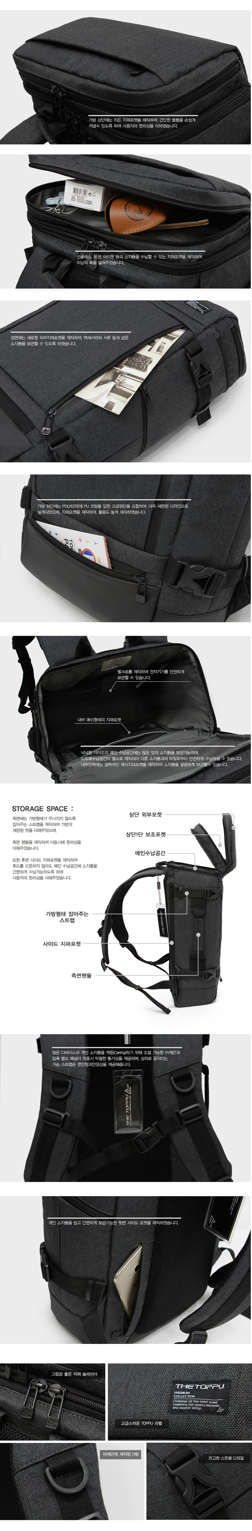 NEW BACKPACK Basic Square Casual Backpack 2COLOR M