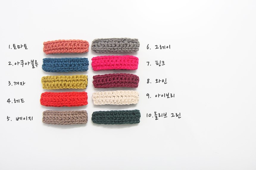 NEW HAIR CLIP HOOP Basic Knit Tuck Pin Pin Tuck Pi