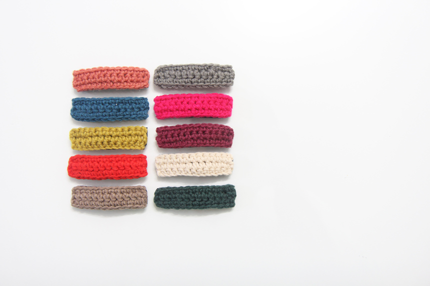 NEW HAIR CLIP HOOP Basic Knit Tuck Pin Pin Tuck Pi