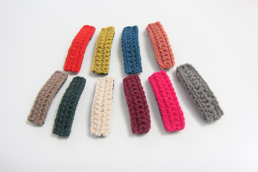 NEW HAIR CLIP HOOP Basic Knit Tuck Pin Pin Tuck Pi