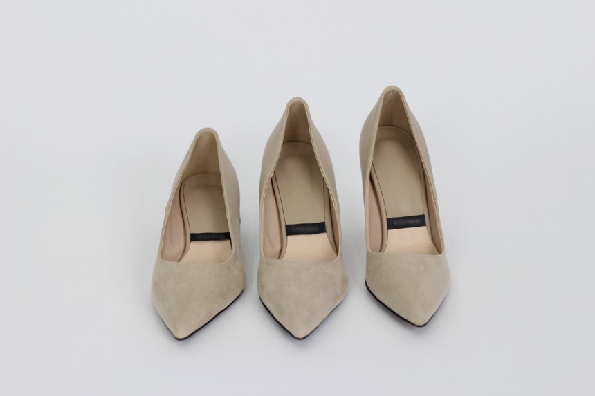 Cowhide Suede Combination 3.5cm, 7cm, 9cm Stiletto