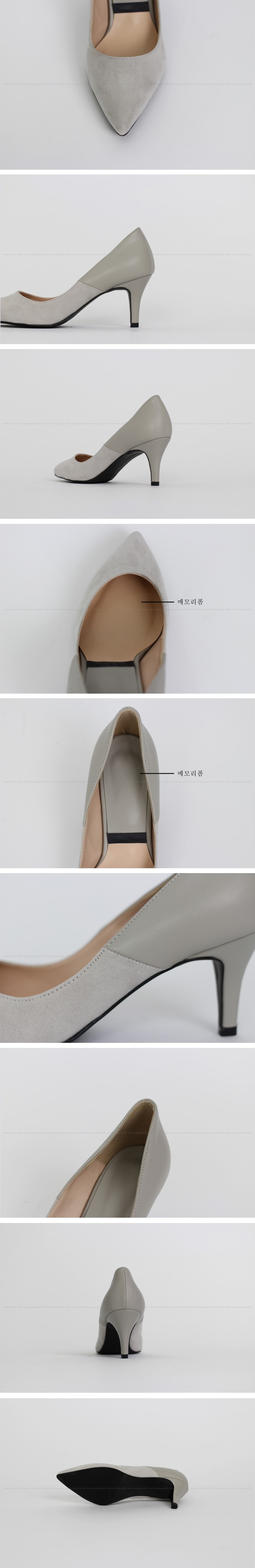 Cowhide Suede Combination 3.5cm, 7cm, 9cm Stiletto