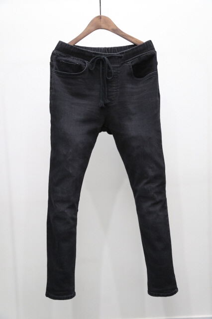 Korea Jeans Pants 4 Season Span Bending Wash Denim