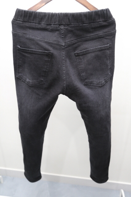 Korea Jeans Pants 4 Season Span Bending Wash Denim