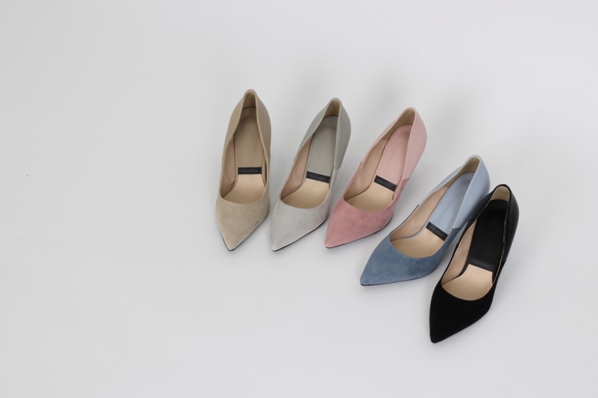 Cowhide Suede Combination 3.5cm, 7cm, 9cm Stiletto