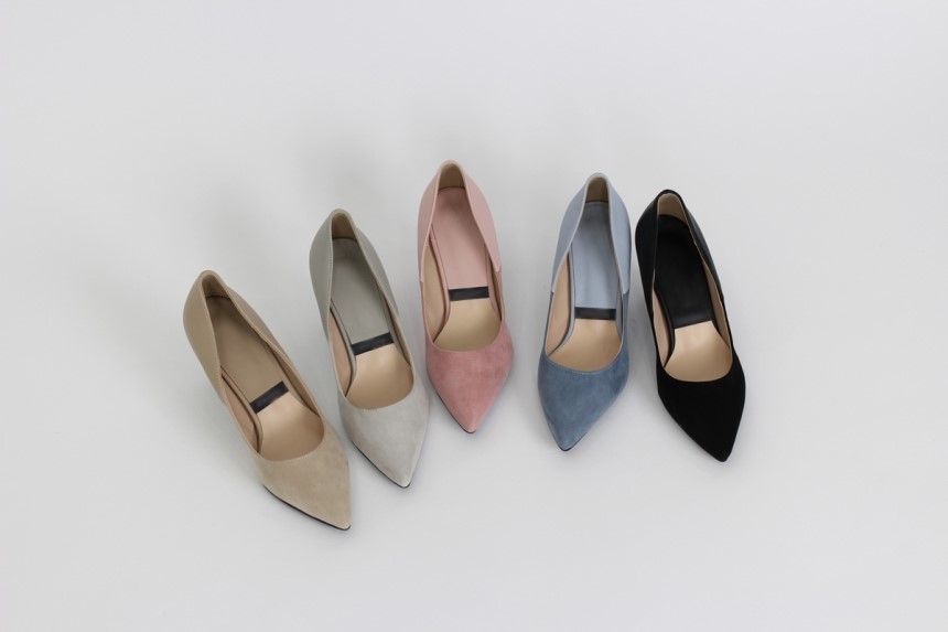 Cowhide Suede Combination 3.5cm, 7cm, 9cm Stiletto