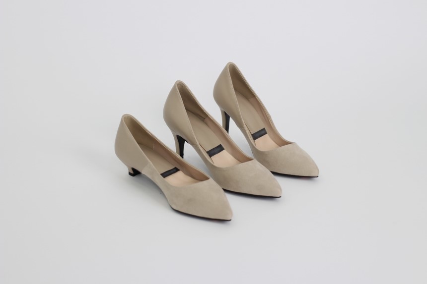 Cowhide Suede Combination 3.5cm, 7cm, 9cm Stiletto