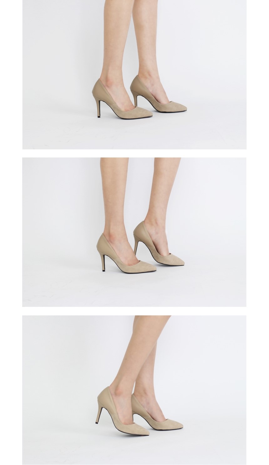 Cowhide Suede Combination 3.5cm, 7cm, 9cm Stiletto