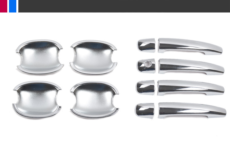 Peugeot door handle chrome cover 4pcs set 308 2008