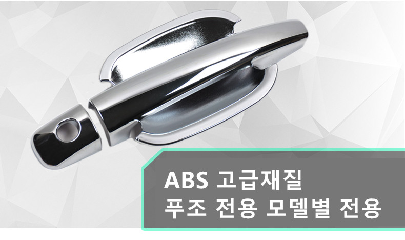 Peugeot door handle chrome cover 4pcs set 308 2008