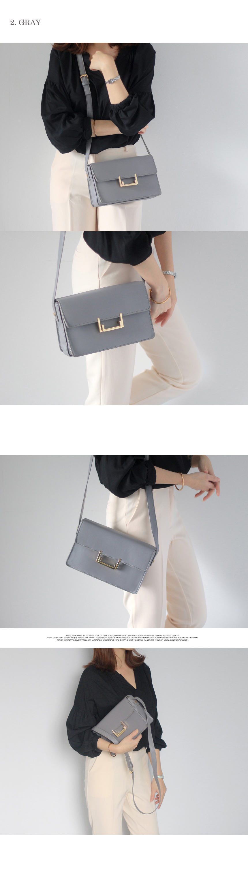 New Simple Women's Bag Gray Square Mini Backpac